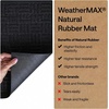 image:imageGORILLA GRIP WeatherMAX Door Mat Indoor Outdoor Use 29x17 Gray DiamondMidnight Maze
