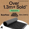 image:imageGORILLA GRIP WeatherMAX Door Mat Indoor Outdoor Use 29x17 Gray DiamondMidnight Maze