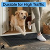 image:imageGORILLA GRIP WeatherMAX Door Mat Indoor Outdoor Use 29x17 Gray DiamondMidnight Maze