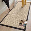 image:imageGORILLA GRIP WeatherMAX Door Mat Indoor Outdoor Use 29x17 Gray DiamondModern Latte