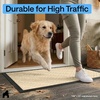 image:imageGORILLA GRIP WeatherMAX Door Mat Indoor Outdoor Use 29x17 Gray DiamondModern Latte