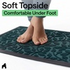 image:imageGORILLA GRIP WeatherMAX Door Mat Indoor Outdoor Use 29x17 Gray DiamondMoss Vine Leaves