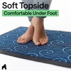 image:imageGORILLA GRIP WeatherMAX Door Mat Indoor Outdoor Use 29x17 Gray DiamondOcean Blue Waves