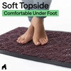 image:imageGORILLA GRIP WeatherMAX Door Mat Indoor Outdoor Use 29x17 Gray DiamondPurple Confetti Daisy