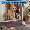 image:imageGORILLA GRIP WeatherMAX Door Mat Indoor Outdoor Use 29x17 Gray DiamondPurple Confetti Daisy
