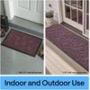 image:imageGORILLA GRIP WeatherMAX Door Mat Indoor Outdoor Use 29x17 Gray DiamondPurple Confetti Daisy