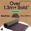 image:imageGORILLA GRIP WeatherMAX Door Mat Indoor Outdoor Use 29x17 Gray DiamondPurple Confetti Daisy