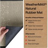 image:imageGORILLA GRIP WeatherMAX Door Mat Indoor Outdoor Use 29x17 Gray DiamondSand Beach