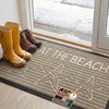 image:imageGORILLA GRIP WeatherMAX Door Mat Indoor Outdoor Use 29x17 Gray DiamondSand Beach