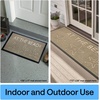 image:imageGORILLA GRIP WeatherMAX Door Mat Indoor Outdoor Use 29x17 Gray DiamondSand Beach