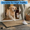 image:imageGORILLA GRIP WeatherMAX Door Mat Indoor Outdoor Use 29x17 Gray DiamondSand Beach