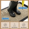 image:imageGORILLA GRIP WeatherMAX Door Mat Indoor Outdoor Use 29x17 Gray DiamondSand Beach