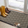image:imageGORILLA GRIP WeatherMAX Door Mat Indoor Outdoor Use 29x17 Gray DiamondSlate Geometric