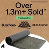 image:imageGORILLA GRIP WeatherMAX Door Mat Indoor Outdoor Use 29x17 Gray DiamondSlate Geometric