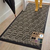 image:imageGORILLA GRIP WeatherMAX Door Mat Indoor Outdoor Use 29x17 Gray DiamondSlate Geometric