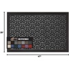 image:imageGORILLA GRIP WeatherMAX Door Mat Indoor Outdoor Use 29x17 Gray DiamondSlate Geometric