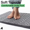 image:imageGORILLA GRIP WeatherMAX Door Mat Indoor Outdoor Use 29x17 Gray DiamondSteel Chevron