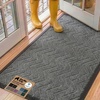 image:imageGORILLA GRIP WeatherMAX Door Mat Indoor Outdoor Use 29x17 Gray DiamondSteel Chevron