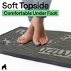 image:imageGORILLA GRIP WeatherMAX Door Mat Indoor Outdoor Use 29x17 Gray DiamondStone Paws