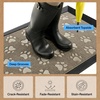 image:imageGORILLA GRIP WeatherMAX Door Mat Indoor Outdoor Use 29x17 Gray DiamondTan Pawprints