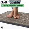 image:imageGORILLA GRIP WeatherMAX Door Mat Indoor Outdoor Use 29x17 Gray DiamondTaupe Basket Weave