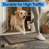 image:imageGORILLA GRIP WeatherMAX Door Mat Indoor Outdoor Use 29x17 Gray DiamondTaupe Basket Weave
