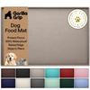 image:imageGORILLA GRIP Dog Food Mat 100 Waterproof Silicone 185x115 GrayBeige