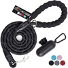 image:imageGORILLA GRIP Dog Leash Heavy Duty Reflective Rope for 33lb Dogs BlackBlack