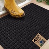 image:imageGORILLA GRIP HydroABSORB Door Mat for Indoor Outdoor Use 29x17 BlackBlack