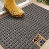image:imageGORILLA GRIP HydroABSORB Door Mat for Indoor Outdoor Use 29x17 BlackCharcoal