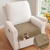 image:imageGORILLA GRIP Slip and Leak Resistant Plush Oversized Sofa Cover GrayBeige