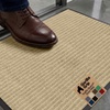 image:imageGORILLA GRIP Traffic Guard Indoor Outdoor Heavy Duty Door Mat 29x17 BlackBeige