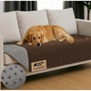 image:imageGORILLA GRIP Waterproof Dog Blanket Couch Cover for Dogs 30x70 CharcoalChocolate