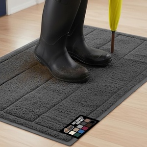 image:imageGORILLA GRIP Dirt Grabber Door Mat Durable Mesh for Indoor Outdoor UseDark Gray