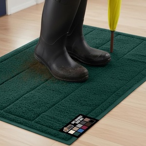 image:imageGORILLA GRIP Dirt Grabber Door Mat Durable Mesh for Indoor Outdoor UseHunter Green