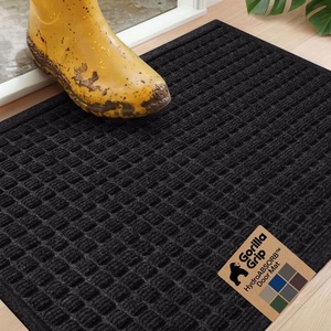 image:imageGORILLA GRIP HydroABSORB Door Mat for Indoor Outdoor Use 29x17 BlackBlack
