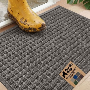 image:imageGORILLA GRIP HydroABSORB Door Mat for Indoor Outdoor Use 29x17 BlackCharcoal