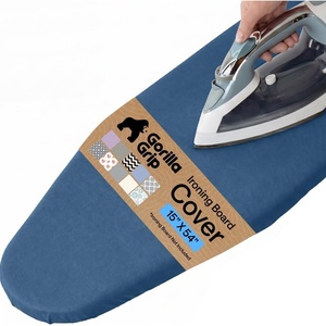 image:imageGORILLA GRIP Padded Ironing Board Cover 15x54 SilverNavy