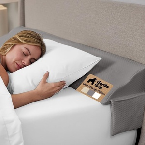 image:imageGORILLA GRIP Patented Bed Wedge Pillow for Headboard Gap Queen Soft GraySoft Gray