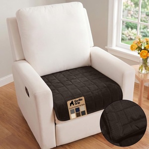 image:imageGORILLA GRIP Slip and Leak Resistant Plush Oversized Sofa Cover GrayBrown