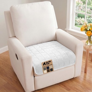 image:imageGORILLA GRIP Slip and Leak Resistant Plush Oversized Sofa Cover GrayWhite