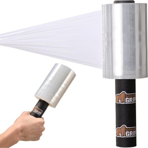 image:imageGORILLA GRIP Stretch Film Shrink Wrap for Moving 500x5 Roll1
