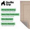 image:imageGORILLA GRIP Kitchen Rug Soft Comfortable Floor Mat 24x20 GrayBeige