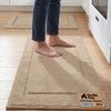 image:imageGORILLA GRIP Kitchen Rug Soft Comfortable Floor Mat 24x20 GrayBeige