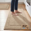image:imageGORILLA GRIP Kitchen Rug Soft Comfortable Floor Mat 24x20 GrayBeige