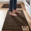 image:imageGORILLA GRIP Kitchen Rug Soft Comfortable Floor Mat 24x20 GrayBrown