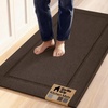 image:imageGORILLA GRIP Kitchen Rug Soft Comfortable Floor Mat 24x20 GrayBrown