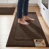 image:imageGORILLA GRIP Kitchen Rug Soft Comfortable Floor Mat 24x20 GrayBrown
