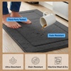 image:imageGORILLA GRIP Kitchen Rug Soft Comfortable Floor Mat 24x20 GrayDark Gray