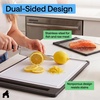 image:imageGORILLA GRIP 304 Stainless Steel and Plastic Cutting Board 16x11 BlackBlack